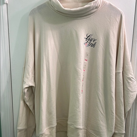Victoria Secret Love Pink Floral Sweatshirt - Picture 1 of 6